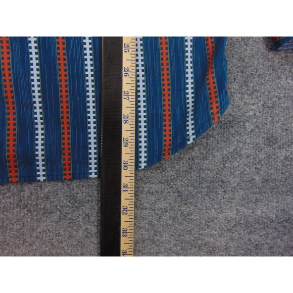 Tommy Bahama Shirt Mens 2XL Blue White Red Stripe - Picture 6 of 8